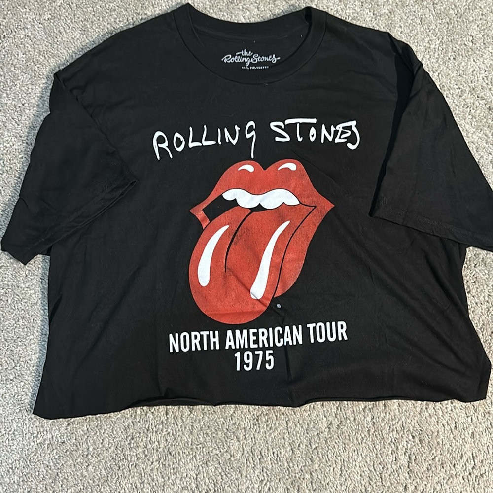 Rolling Stones crop top